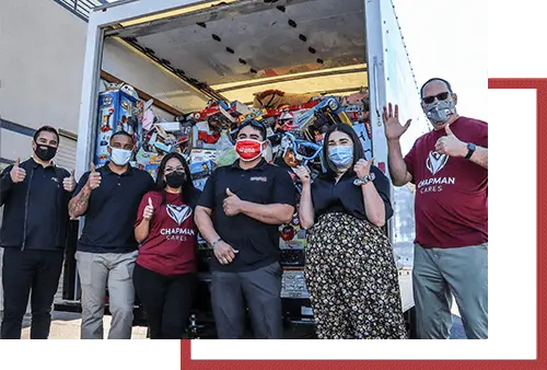 Chapman Automall's employees get involved with the community'